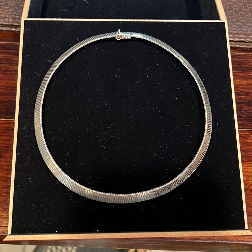 Omega Sterling Silver Necklace
